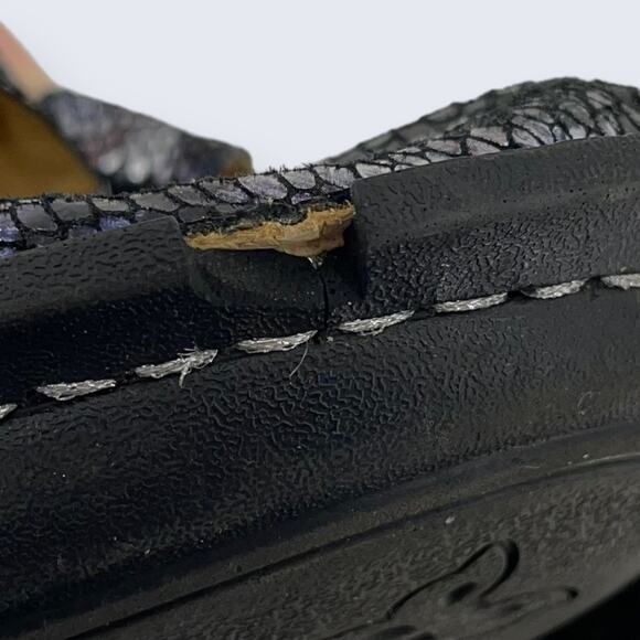 Alegria Paloma 717 Pewter Charmer Leather Silver Comfort Mary Jane 38 8 - 8.5 - Picture 8 of 11